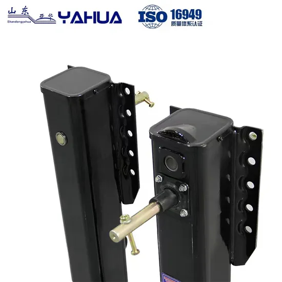 Superior Quality 2024 Chinese-Manufactured Internal Half Backplate Linked 28t Trailer Truck Parts Legs Landing Legs Landing Gear