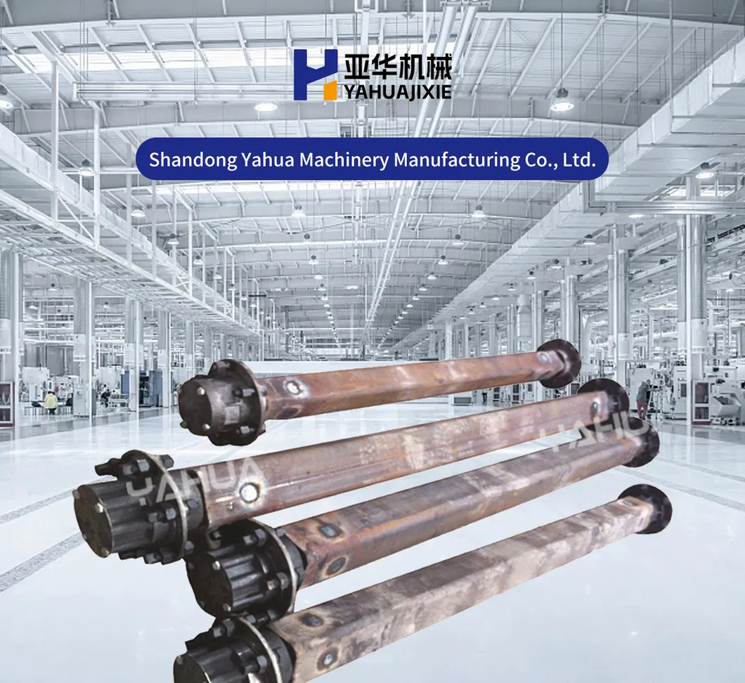 Trailer Axle Assembly Solid Carriage Axle Half Section Shaft Head Hoist Head Trailer Torsion Axle Trailer Rear Axle