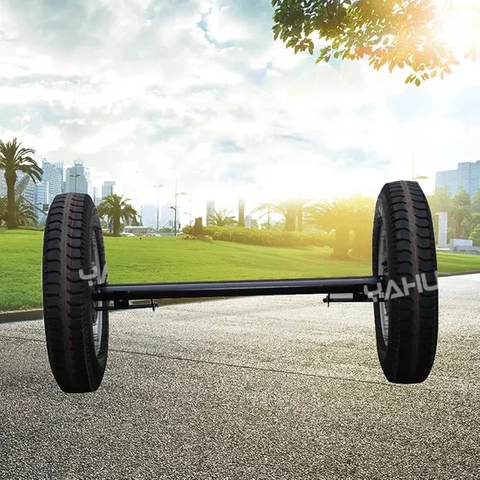 Heavy Duty Truck Axle, Cast Iron Core Polyurethane Axle, Universal Axle Hole Equipment, Axle
