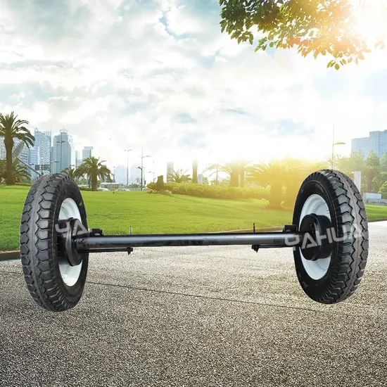 Trailer Bridge Assembly with Brakes, Solid Carriage Axle, Goose Neck Trailer, Heavy-Duty Trailer, Rear Axle Trailer, Customized Torsion Axle