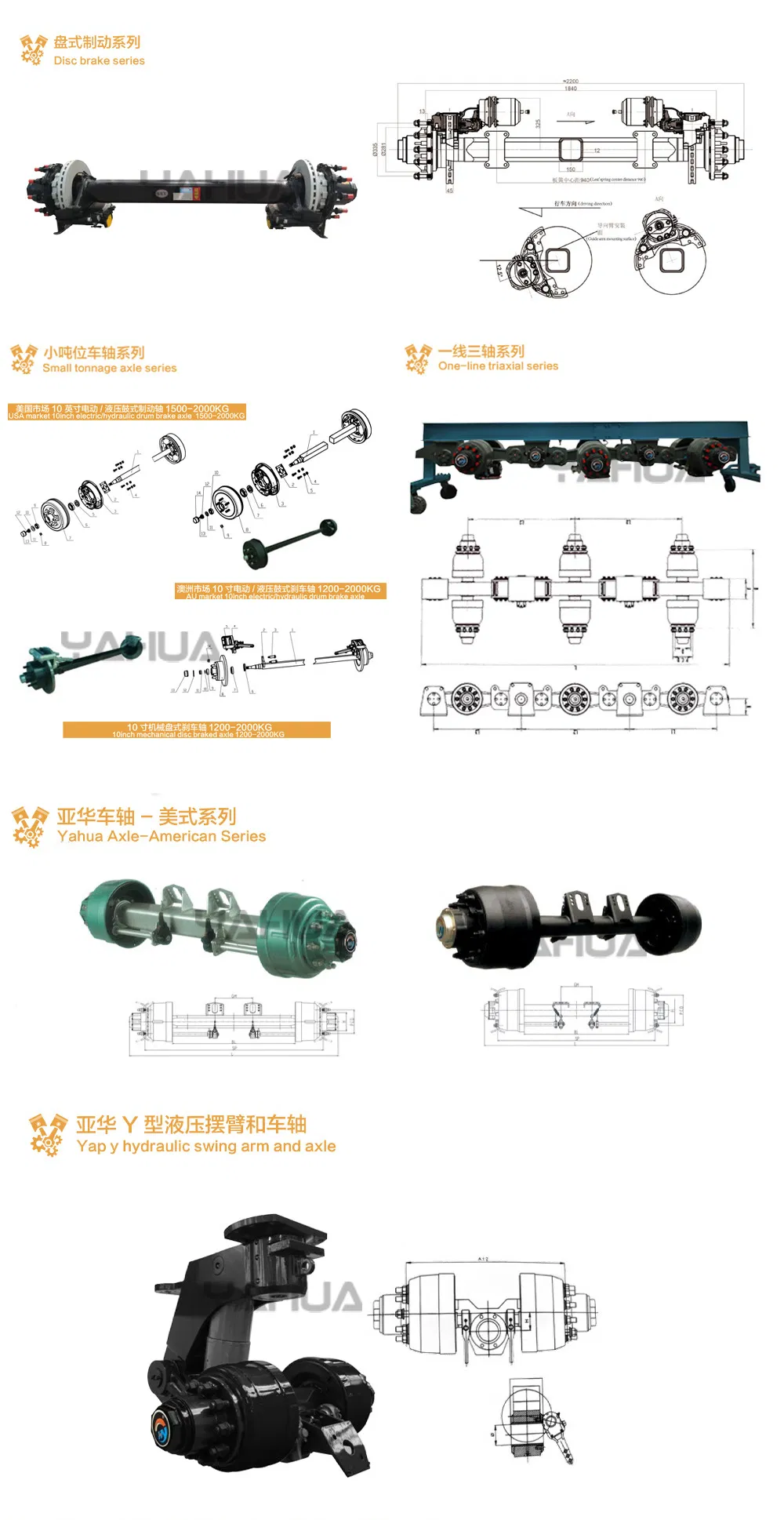 13t Better Quality Trailer Parts Manufacturers Trailer Axle Price More Durable