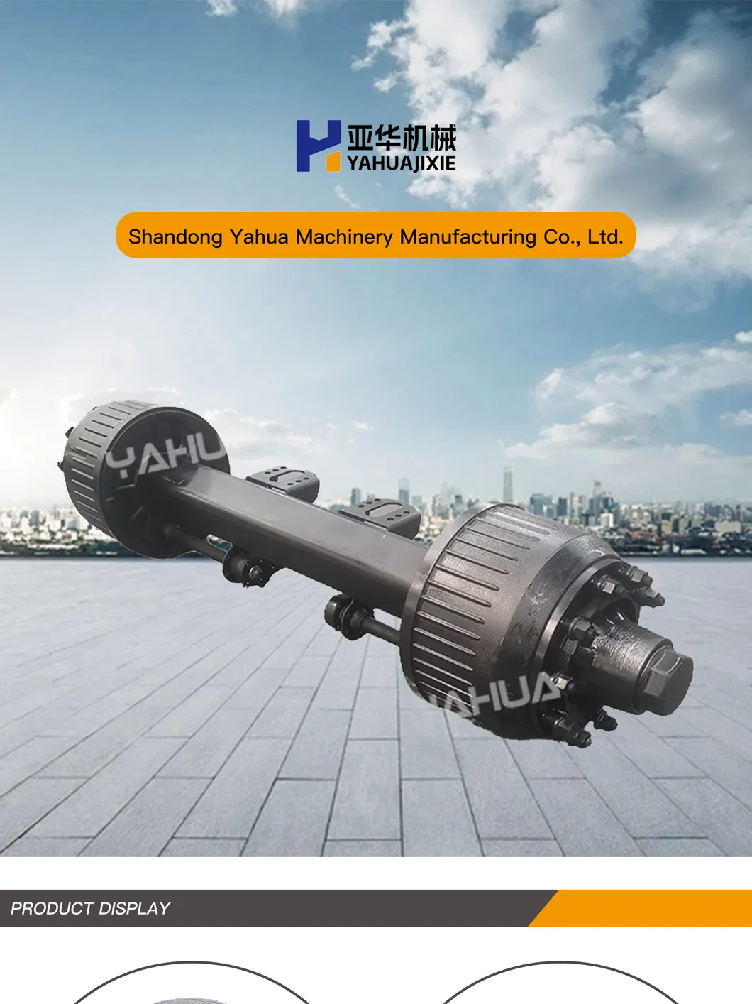 Construction Machinery Axle Trailer Semi-Trailer Agricultural Trailer German Axle Drive Axle Kart Axle Trailer Kit