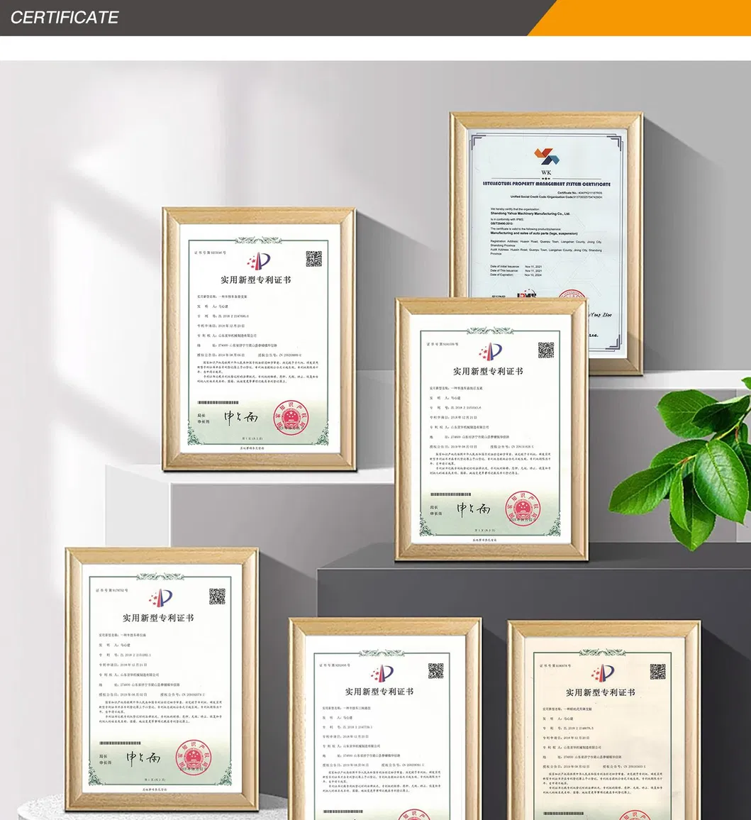 Yahua Is Suitable for Trailer Semi Trailers, Agricultural Trailers, Cylindrical Bimetallic German Axles