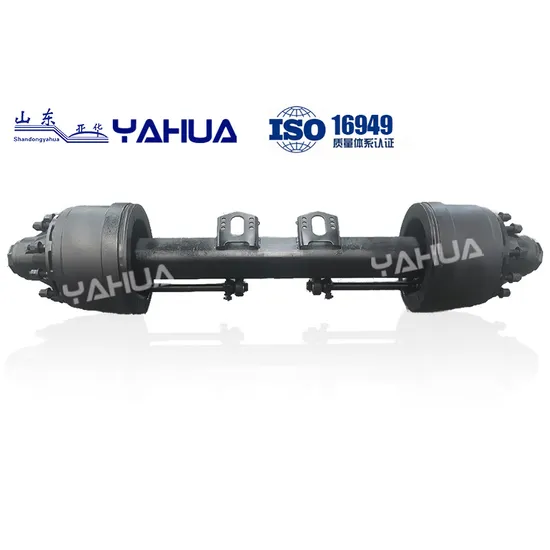 High-Standard American Style 20 Ton Built-in Brake Drum Axles for Heavy-Duty Trailers
