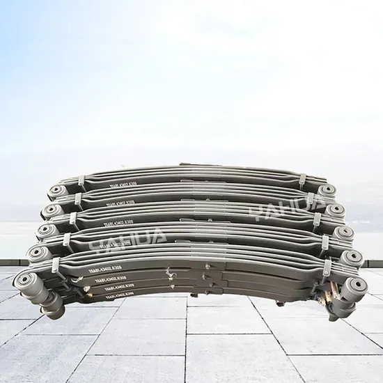 Yahua Brand Truck Suspension Rear Heavy Duty Truck Parabolic Multi Leaf Leaf Spring