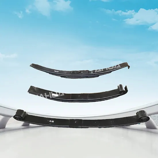 China Shandong Yahua Suspension Parts Leaf Spring Factory Supplier American Type Leaf Spring