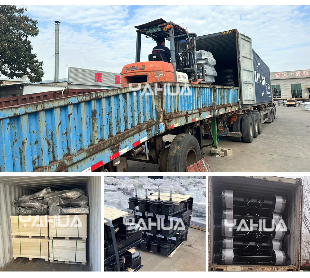 German Type Fuwa Mechanical Suspension Underslung Semi Trailer Leaf Spring Suspension