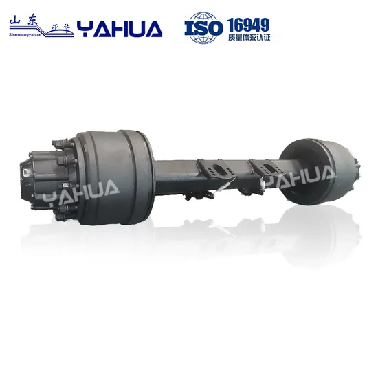 25t Hot-Selling American Style Inboard Brake Drum Trailer Axles