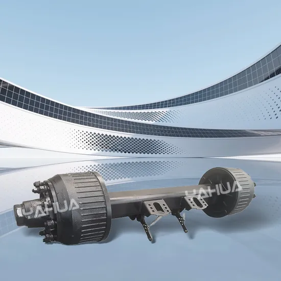 Axle Trailer 12t 14t 16t German Axle with Guaranteed Without Brake System Trailer Parts