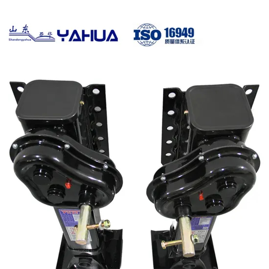 28 Ton Semi-Trailer Landing Gear Linkage Operation, Heavy-Duty Trailer Support Legs