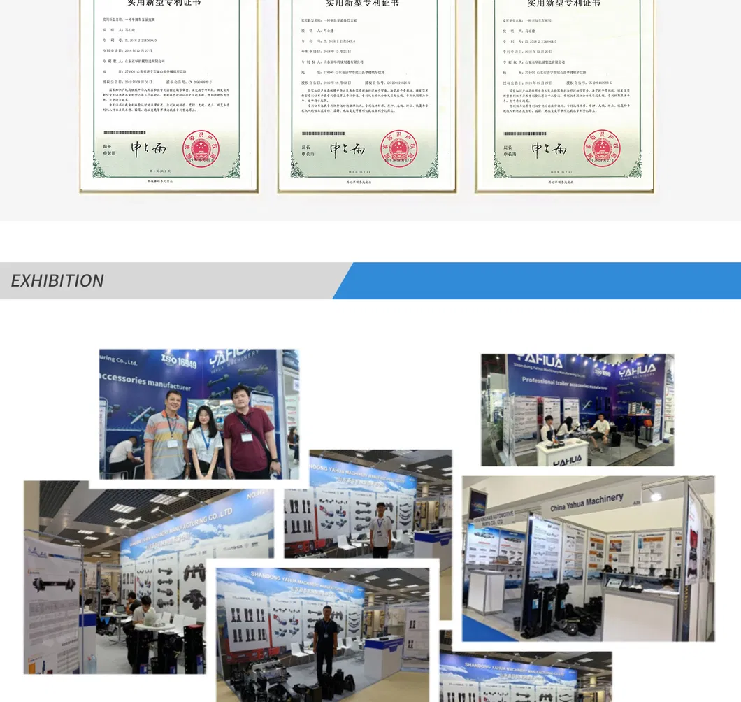 High-Quality Products Manufactured in China Trailer Truck Auto Part Accessories Suspension Trailer Leaf Spring Yahua