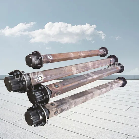 Yahua Produced by Chinese Factories Is Suitable for Heavy-Duty Trucks with Goose Neck Trailers German Axle