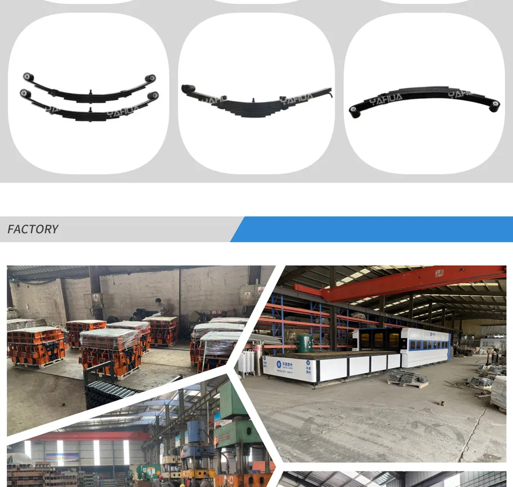 Yahua Steel Truck Trailer Parts Complete Trailer Leaf Springs Suspension System Suspension