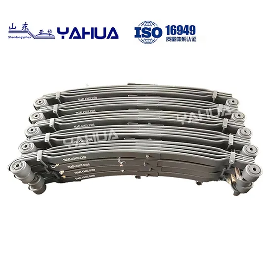 Yahua Heavy Truck Spare Parts Quantity Steel Engine Packing Rubber Leaf Spring