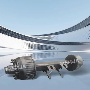 Yahua Trailer Semi Trailer Agricultural Trailer 12t 14t 16t German Axle Made in China for Sale