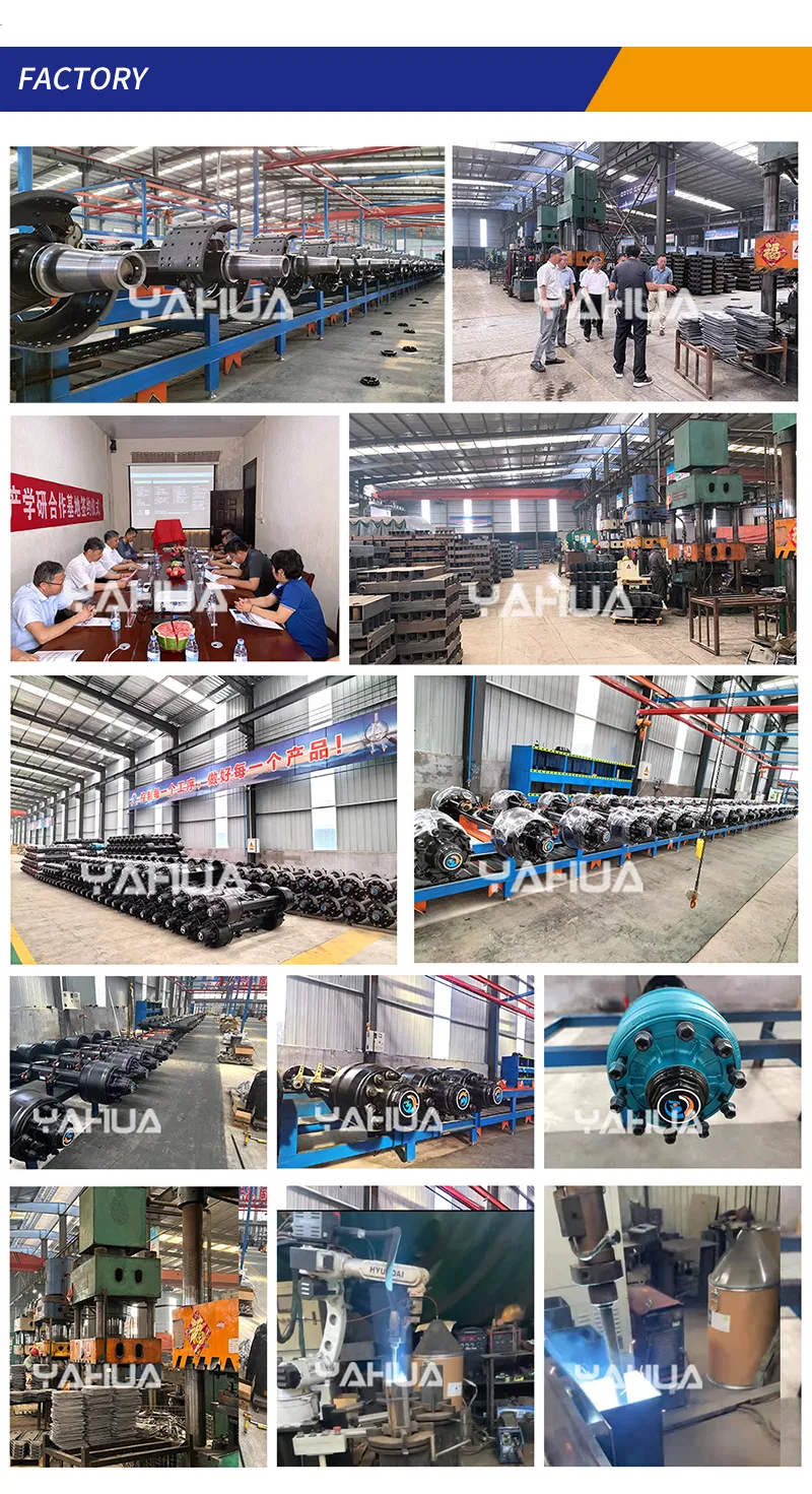 12t Trailer Fuwa Axle American Type Inboard or Outboard Axle BPW Axle German Type Axle Advanced Semi-Trailer Axle