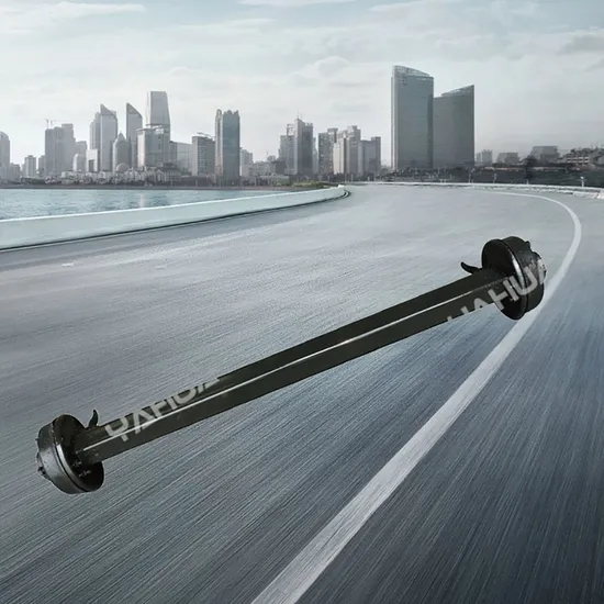 Customized Axles for Semi-Trailer Parts with Brake Torque Axles
