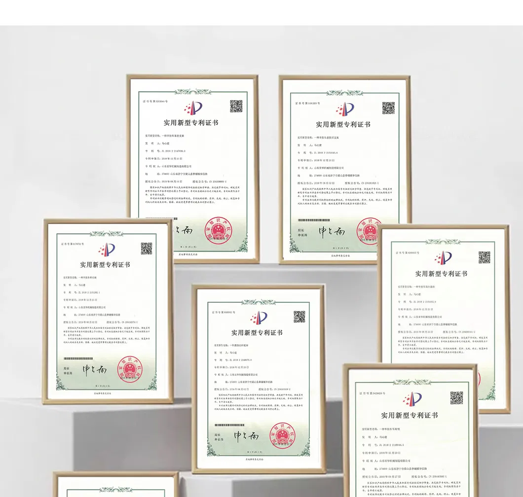 2024 Yahua Factory Trailer Suspension Trailer Lift Axle Air Spring Suspension