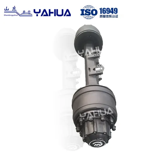 25t Hot-Selling American Style Inboard Brake Drum Trailer Axles