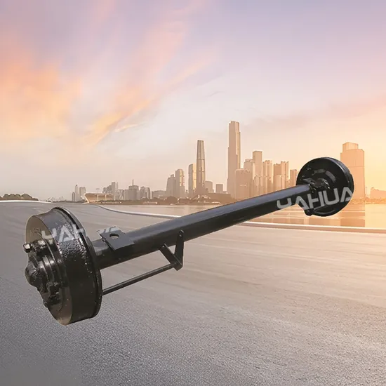 Shandong Yahua Trailer 12t 14t 16t German Axle Torsion Bar Shaft with Electric Brake, 5 Bolts