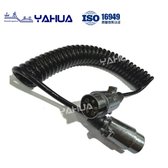 High Quality Trailer Parts Spiral Extension Cable Adapter Plug The Power Cord Belt
