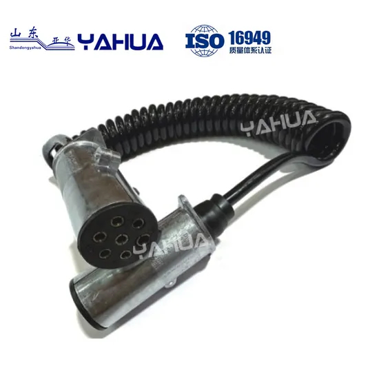 Truck Trailer Accessories Spiral Extension Cable Adapter Plug The Power Cord Belt