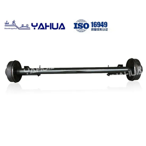 Trailer Bridge Assembly with Brakes, Solid Carriage Axle, Goose Neck Trailer, Heavy-Duty Trailer, Rear Axle Trailer, Customized Torsion Axle