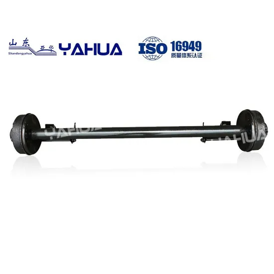 Trailer Bridge Assembly with Brakes, Solid Carriage Axle, Goose Neck Trailer, Heavy-Duty Trailer, Rear Axle Trailer, Customized Torsion Axle
