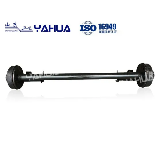 Trailer Bridge Assembly with Brakes, Solid Carriage Axle, Goose Neck Trailer, Heavy-Duty Trailer, Rear Axle Trailer, Customized Torsion Axle
