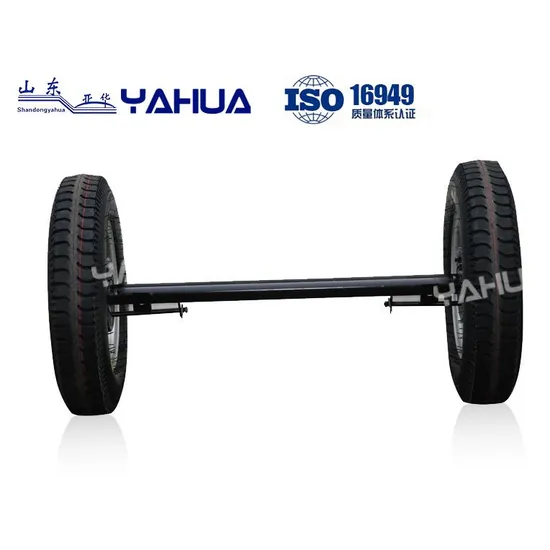 Agricultural Trailer Chassis Assembly Accessories, Brake Shaft, Non Brake Axle, Tire, Plate Spring