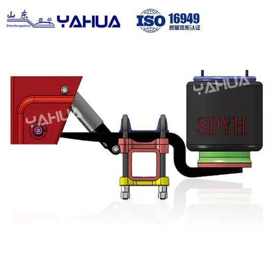 Yahua German Type Air Suspension for Semi-Trailer Hot Sale Steel Trailer Parts