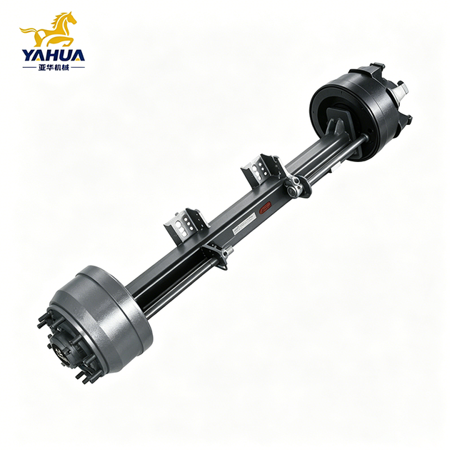 Heavy-Duty German Style Axles from Shandong Yahua for Trailer Applications
