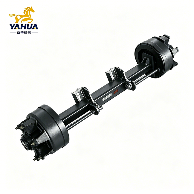 China Yahua Manufactured Trailer Axle with Reliable Electric Brake System